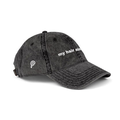 "my hair aint done" Embroidered Cap